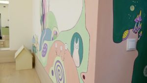 Роспись стены в Студии Детского Развития